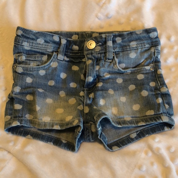 H&M Other - H&M Polka Dot Jean Shorts